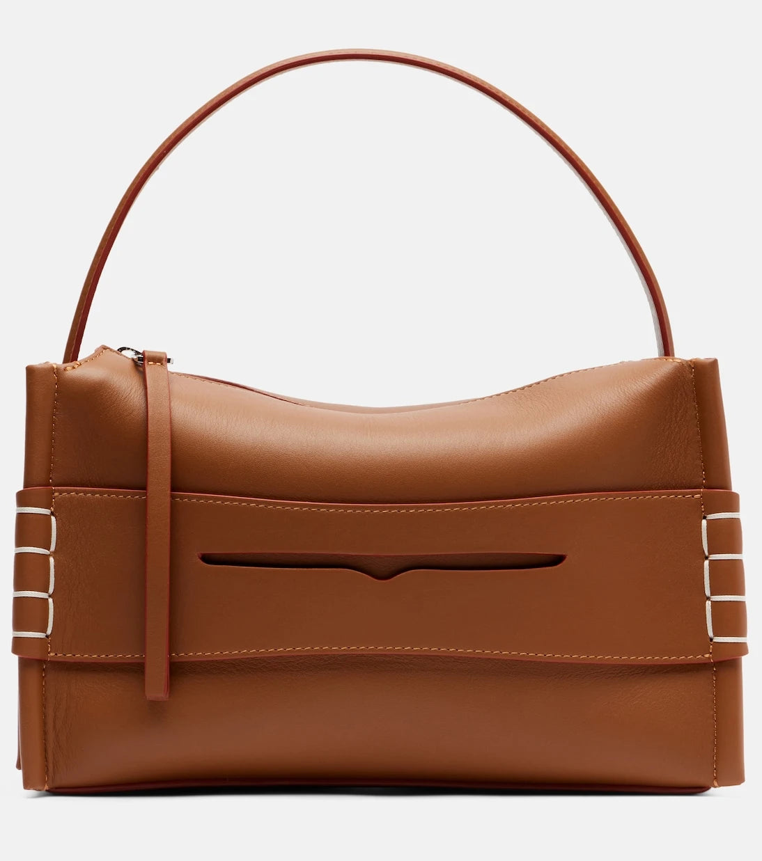 JW Anderson - Loafer leather top-handle bag