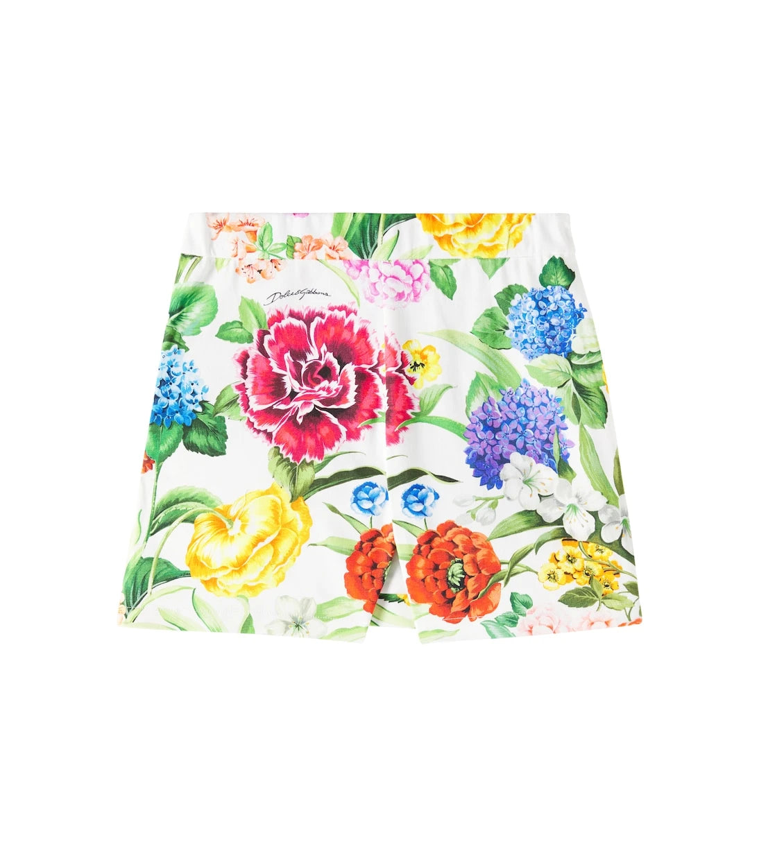 Dolce&Gabbana Kids - Floral cotton-blend shorts