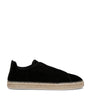 Suede Triple Stitch Espadrilles