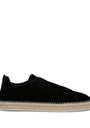 Suede Triple Stitch Espadrilles