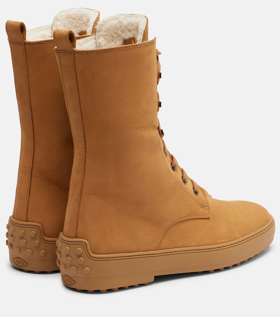 Tod's - Winter Gommino leather lace-up boots
