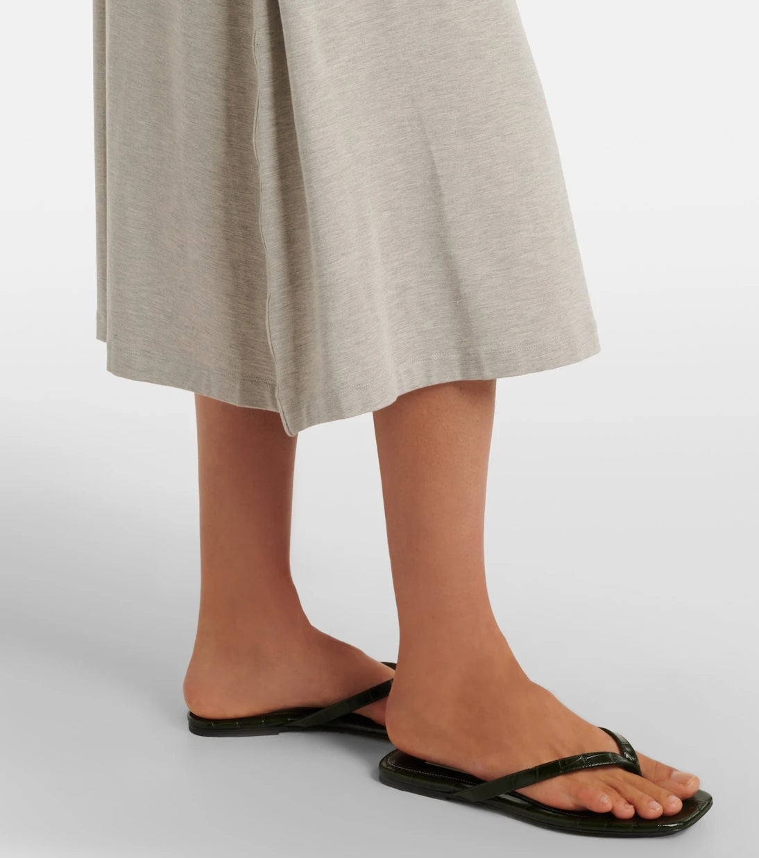 Toteme - Jersey gathered midi dress