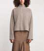 Fabiana Filippi Brown Reversible Zipped Cardigan