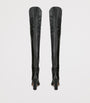 Black Leather Lavinia Knee-High Boots 100