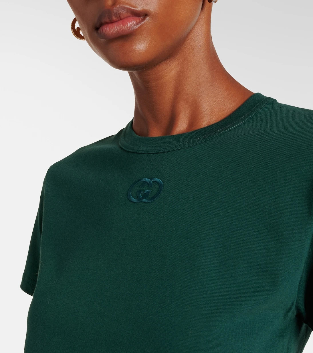 Gucci - Interlocking G cotton jersey T-shirt