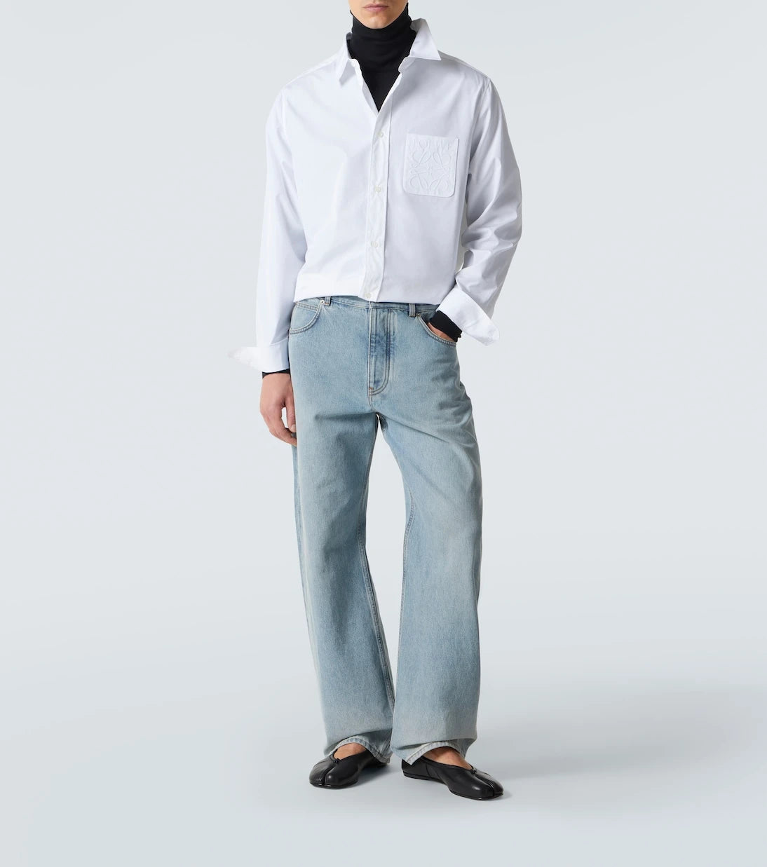Maison Margiela - Tabi leather ballet flats