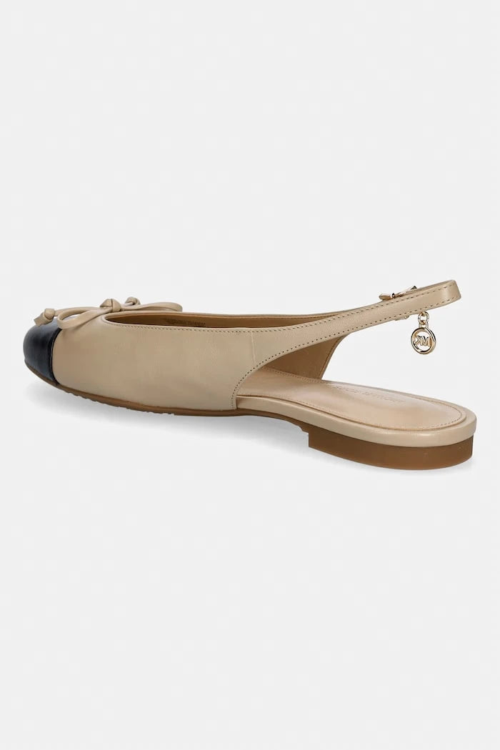 MICHAEL Michael Kors балеринки от кожа Piper Sling Ballet