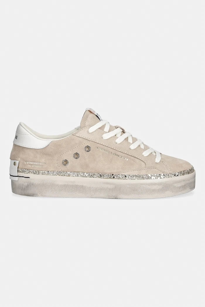 Crime London DISTRESSED PLATFORM маратонки дамски от кожа