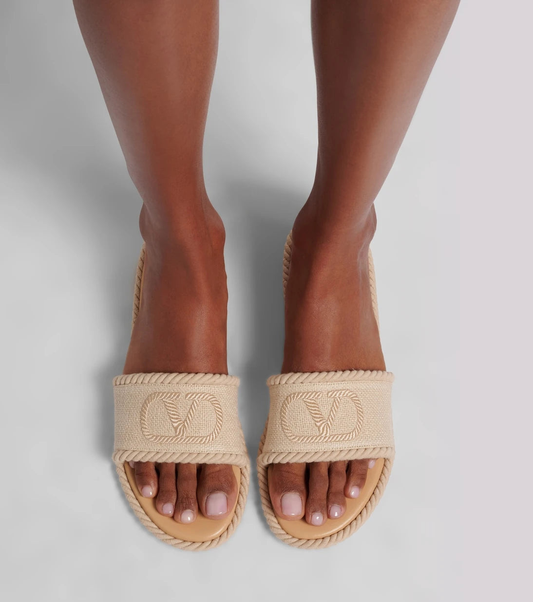 Valentino Garavani - VLogo Torchon slides