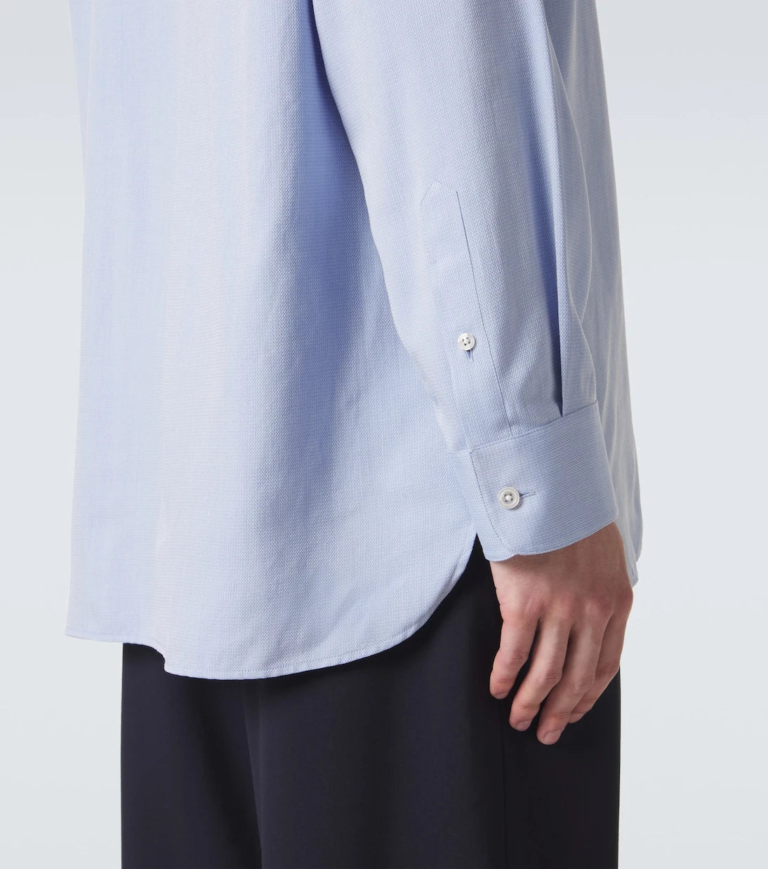 The Row - Paxon silk poplin jacquard shirt
