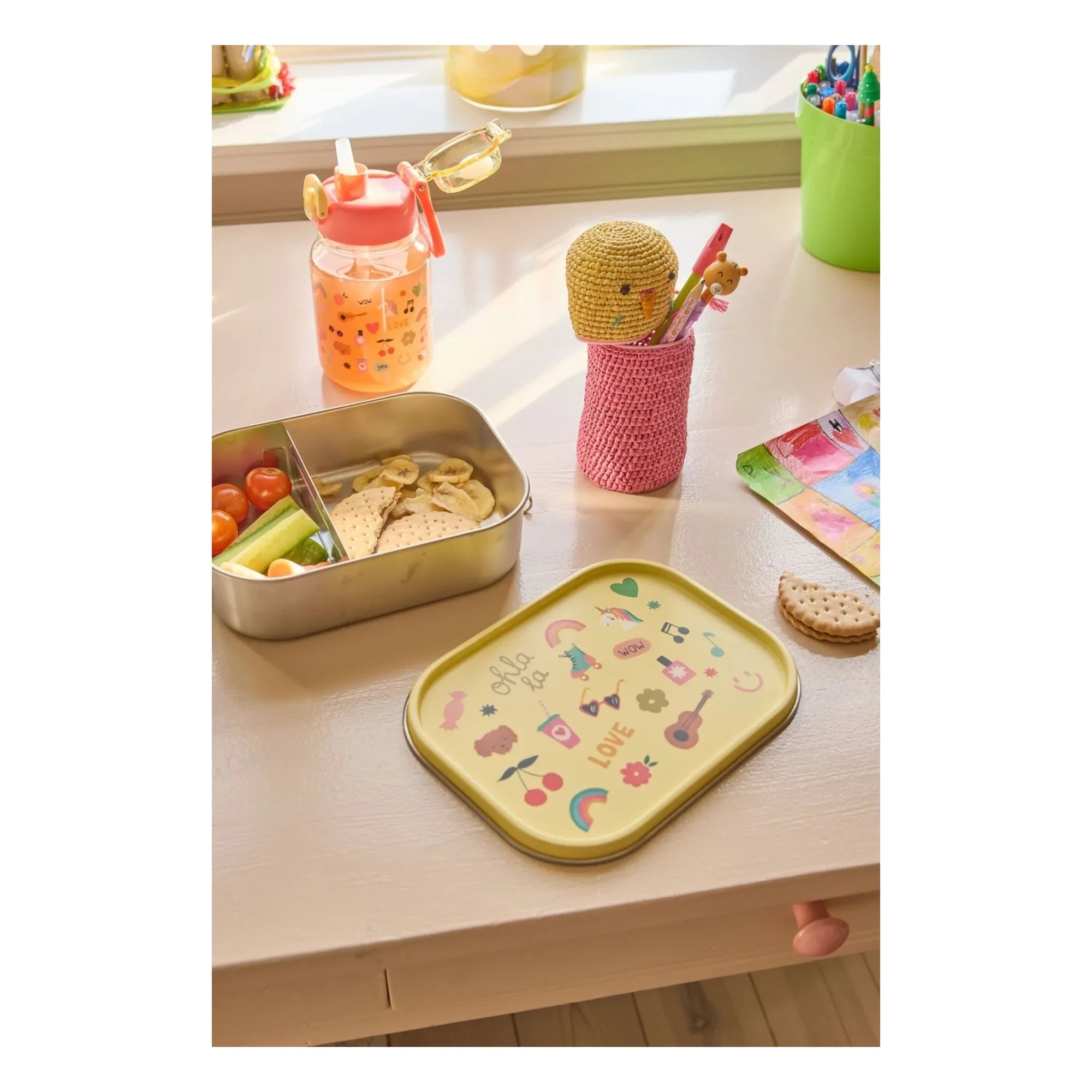 Rice - Lunch-box Unicorn | Pale yellow