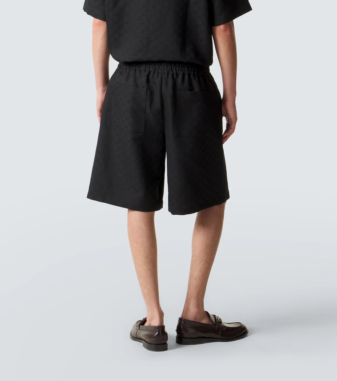 Gucci - GG canvas linen-blend shorts