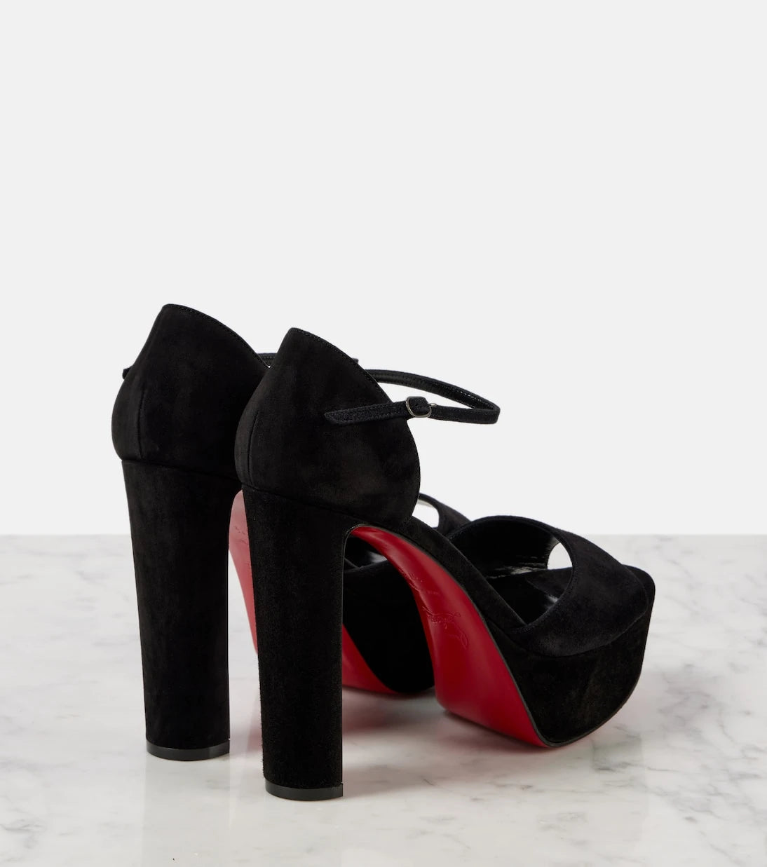 Christian Louboutin - Sandaloo 130 suede sandals