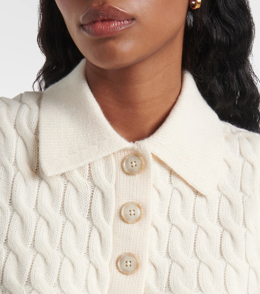 Frame - The Cable Polo wool sweater vest