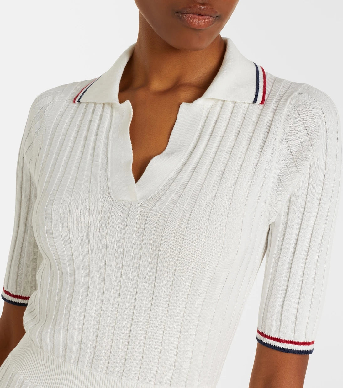 Brunello Cucinelli - Ribbed-knit cotton midi dress