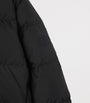 Burberry Black Checker-Tape Ambleside Puffer Jacket