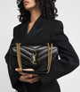 Saint Laurent Black Medium Loulou Shoulder Bag