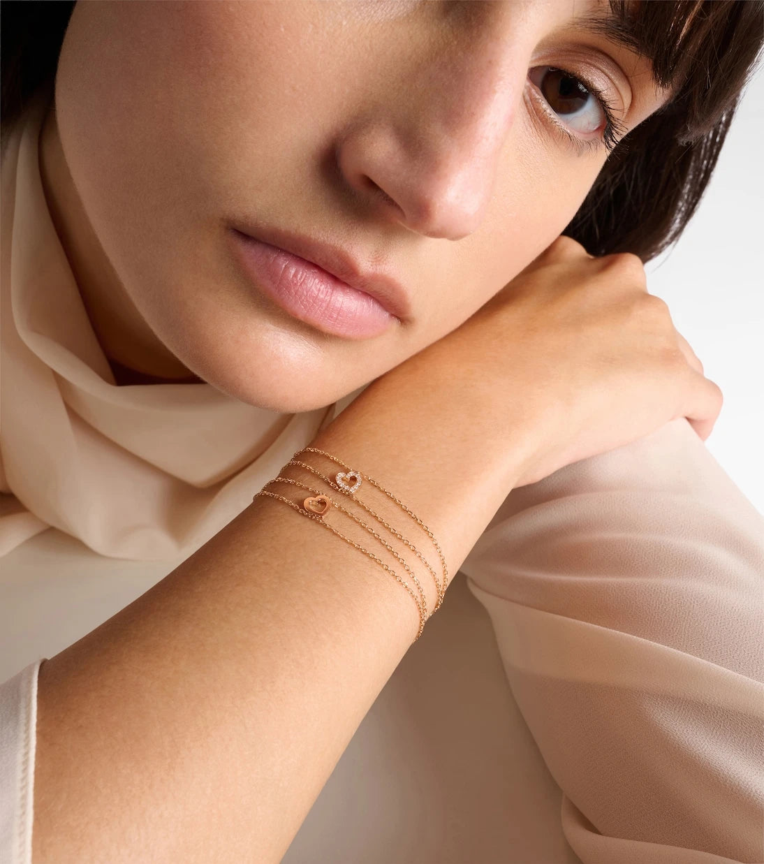 Repossi - Letters 18kt rose gold bracelet