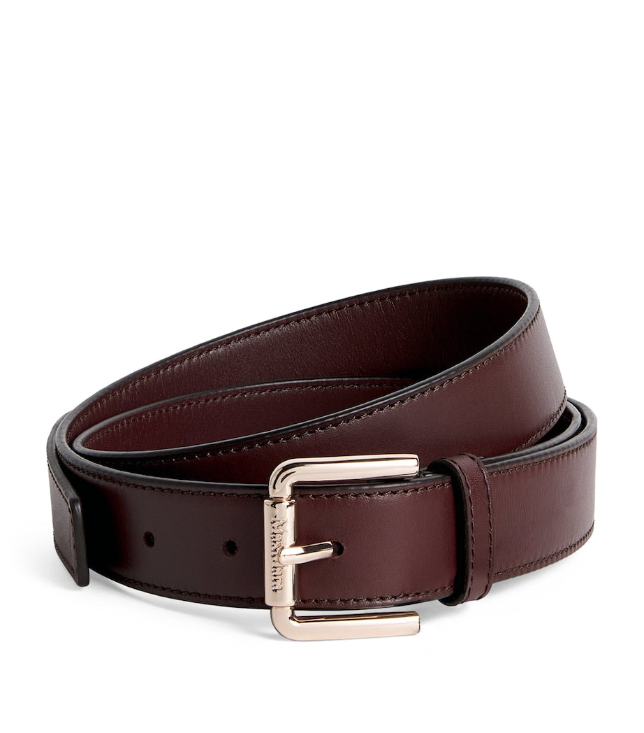 Red Leather Belt