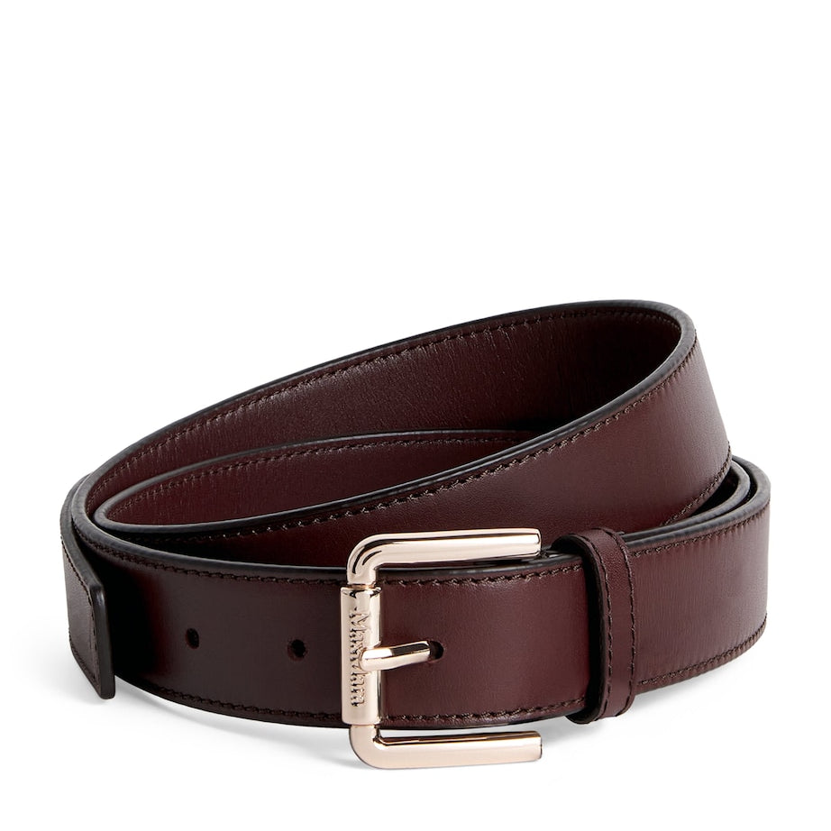 Red Leather Belt