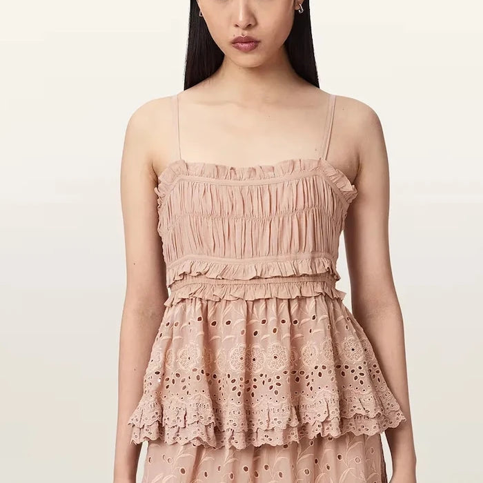 AllSaints топ дамски с вискоза CAMILLE