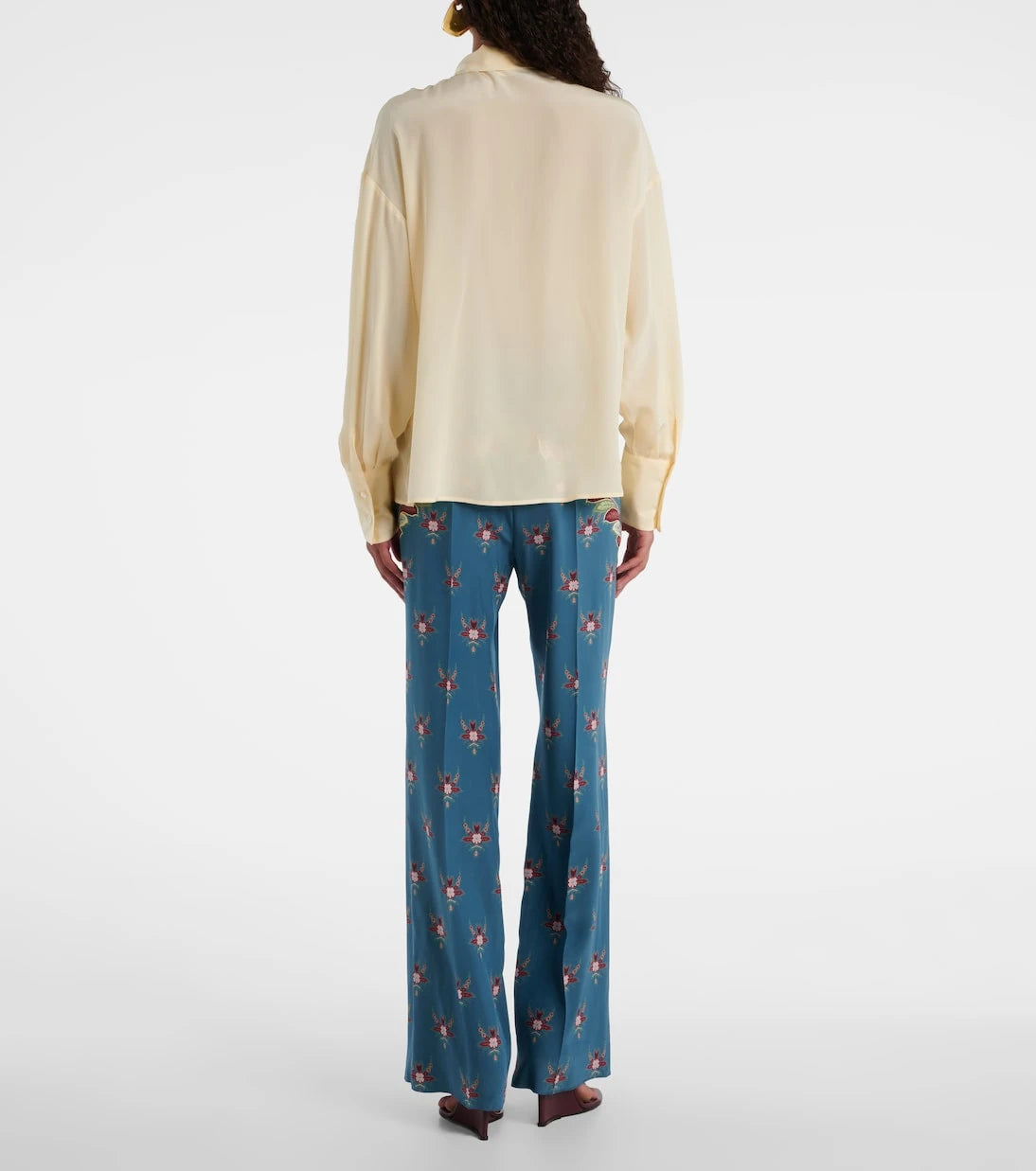 Etro - Floral silk blouse