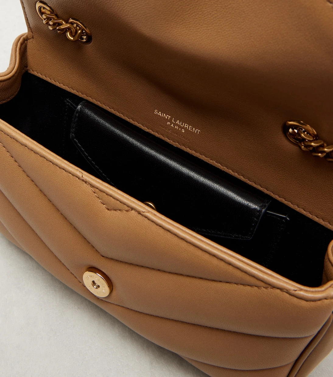 Saint Laurent - Loulou Mini leather shoulder bag