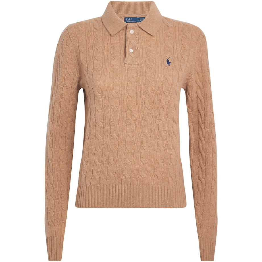 Wool-Cashmere Cable-Knit Sweater