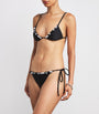 SIR. Black Beaded Baci Bikini Bottoms