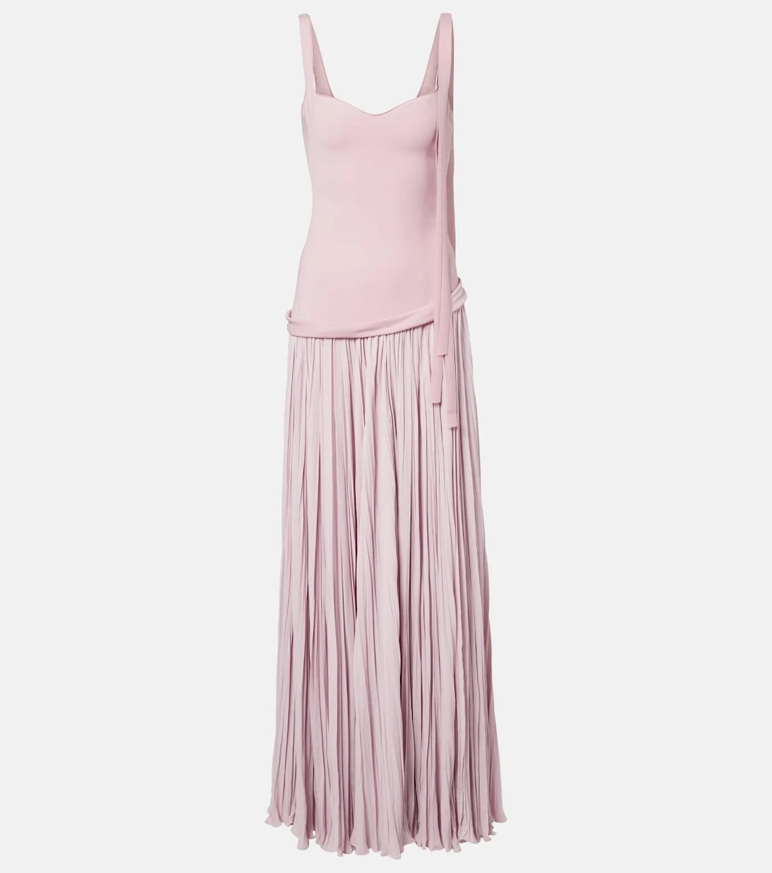 Marmar Halim - Ana crêpe and chiffon gown