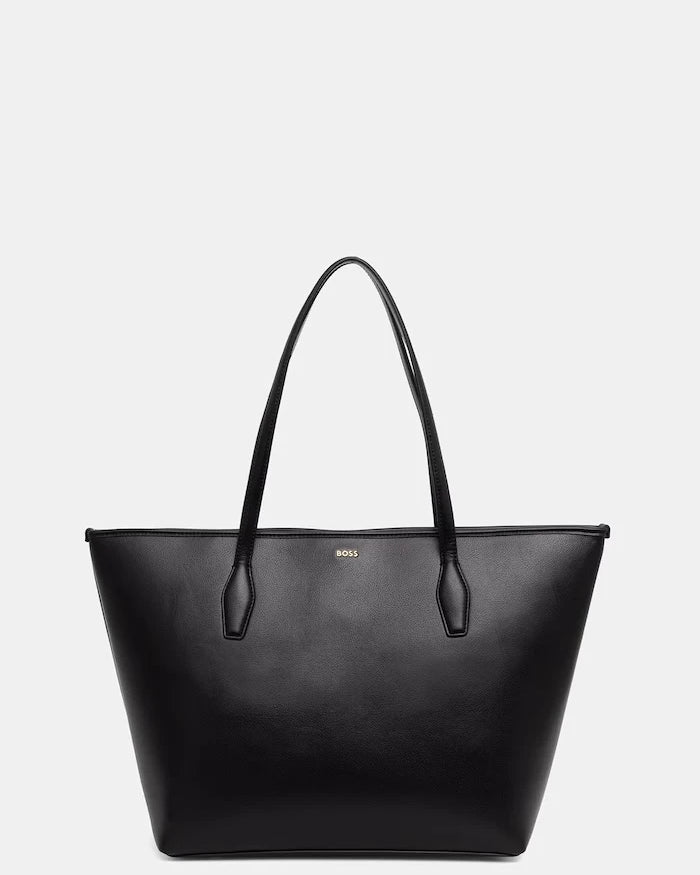 BOSS Sandy Zip Shopper kadın suni deri alışveriş çantası