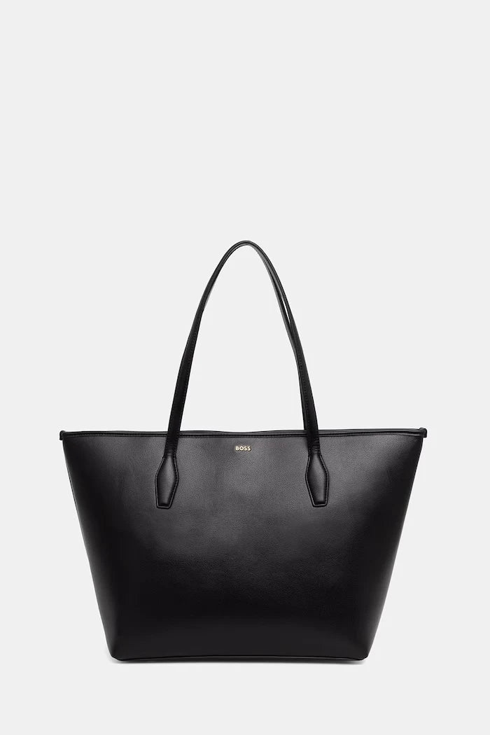 BOSS Sandy Zip Shopper kadın suni deri alışveriş çantası