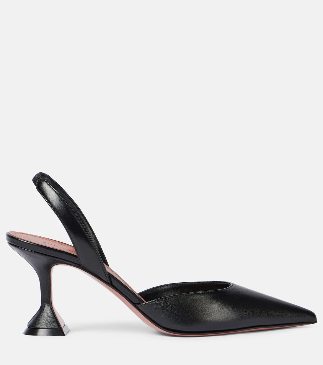 Amina Muaddi - Holli 70 leather slingback pumps