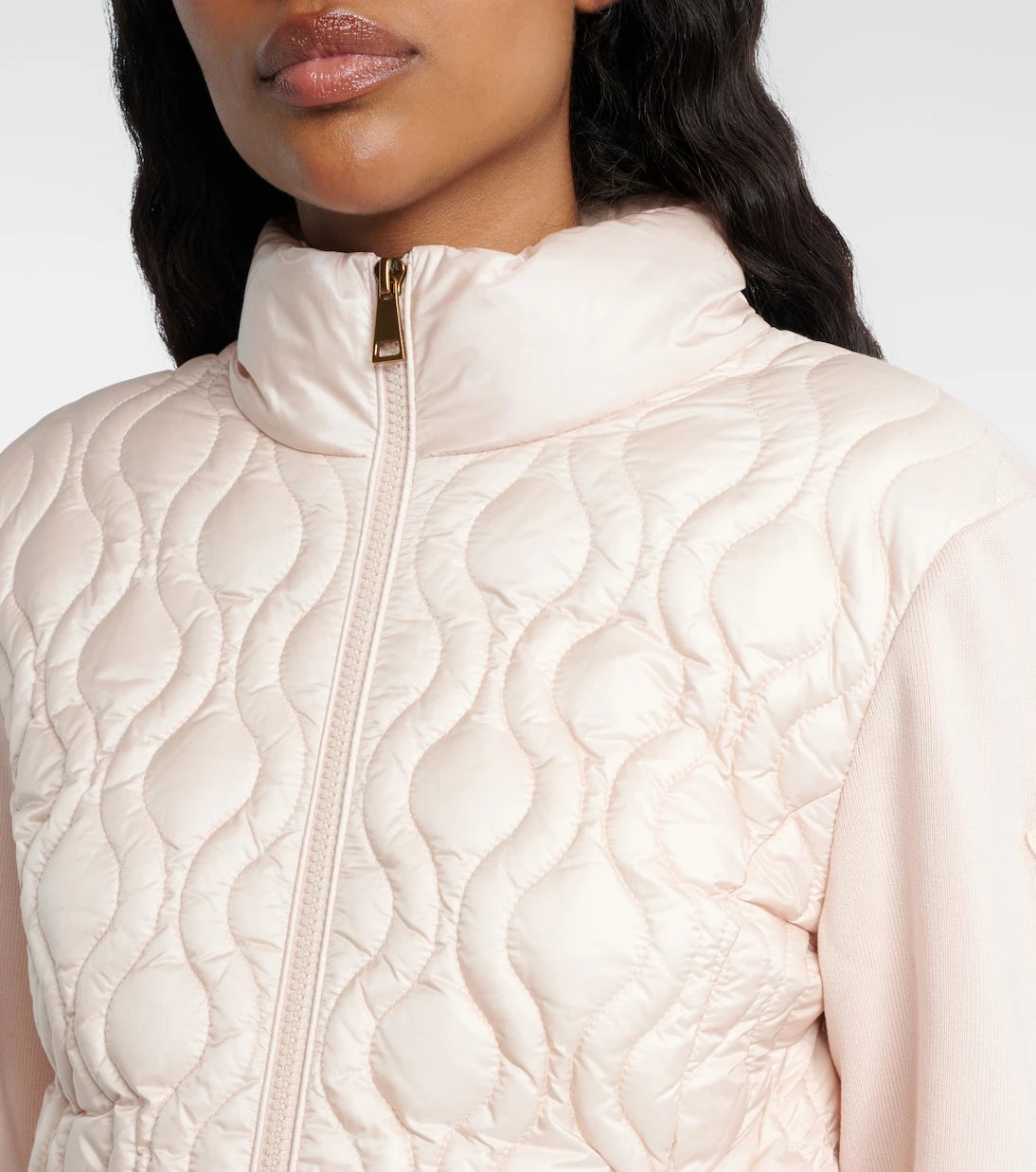 Moncler - Down-paneled cotton cardigan
