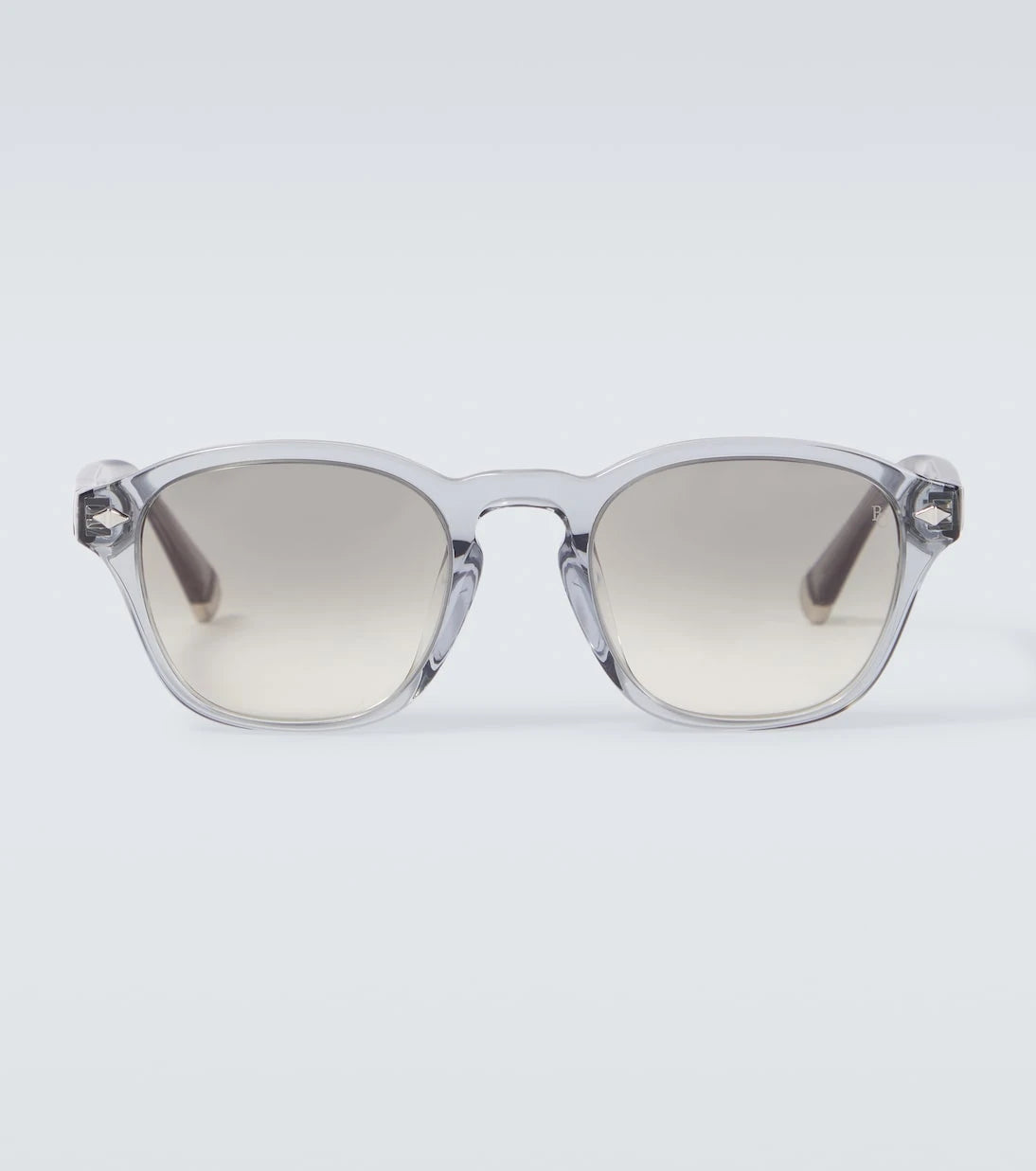 Brunello Cucinelli - Intarsia Rays round sunglasses
