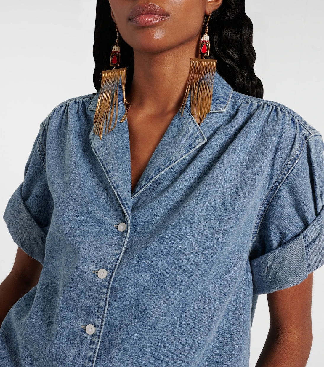 Veronica Beard - Ilene denim shirt