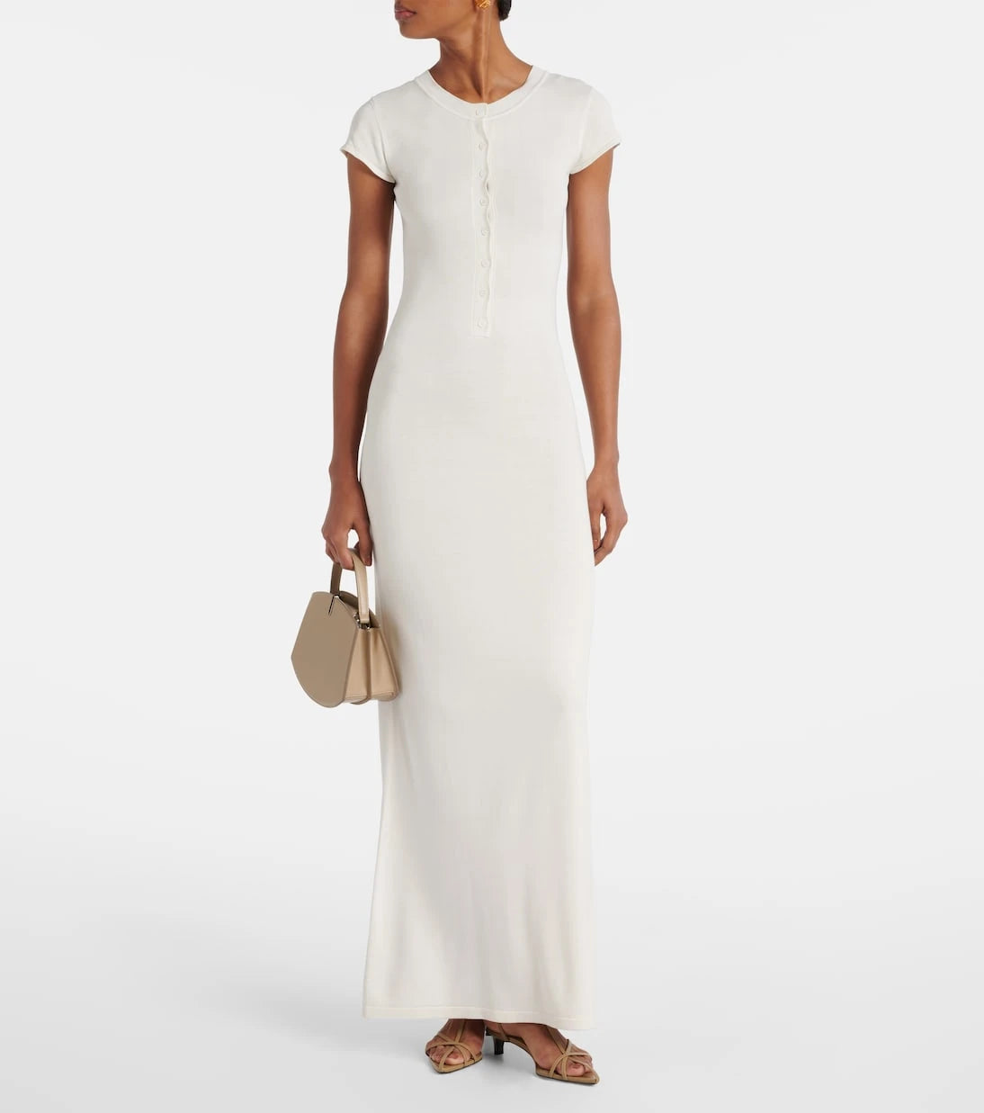 Aya Muse - Caden knitted silk-blend maxi dress