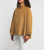 Yellow Virgin Wool High-Neck Coat