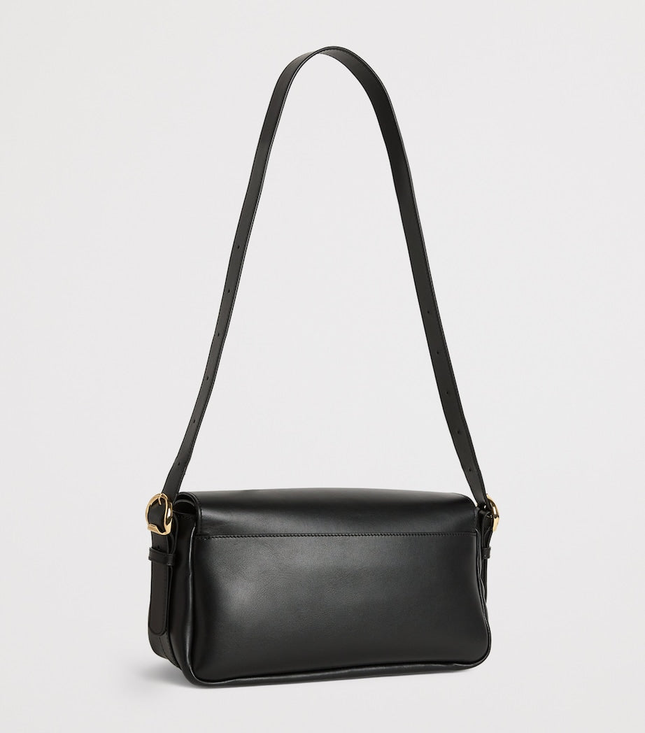 Black Leather Le Mambo Shoulder Bag