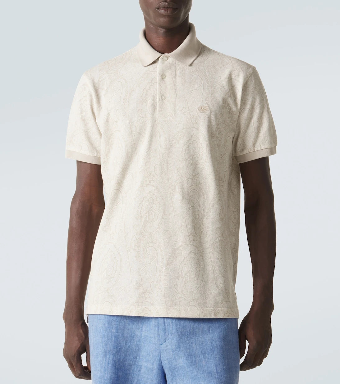 Etro - Paisley cotton polo shirt