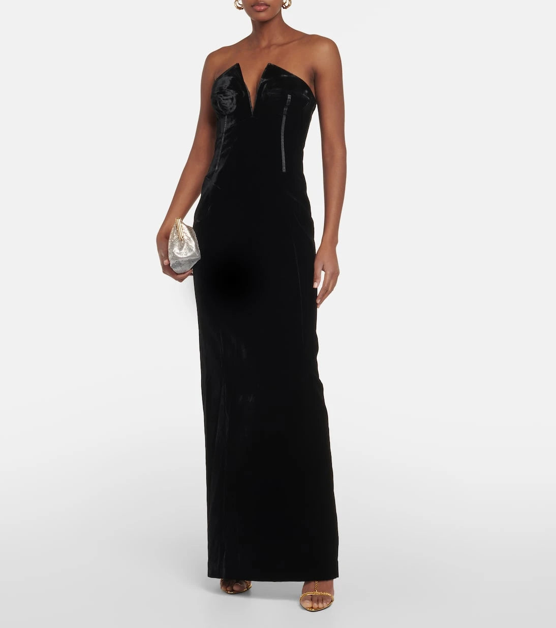 Tom Ford - Strapless velvet gown