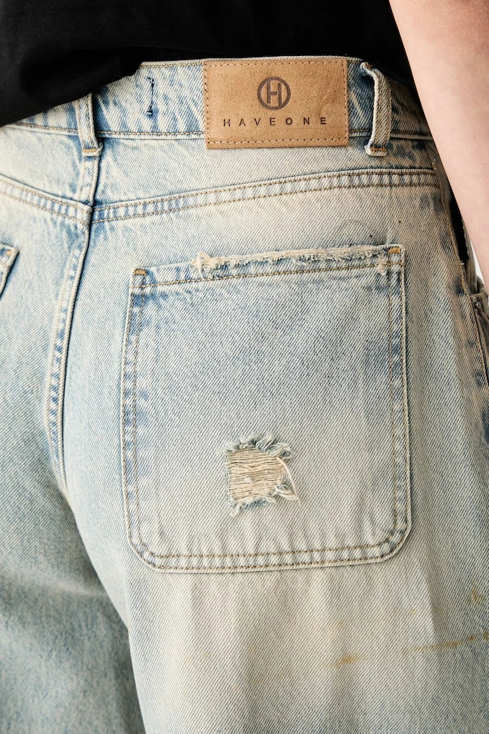 Haveone straight kadın jean
