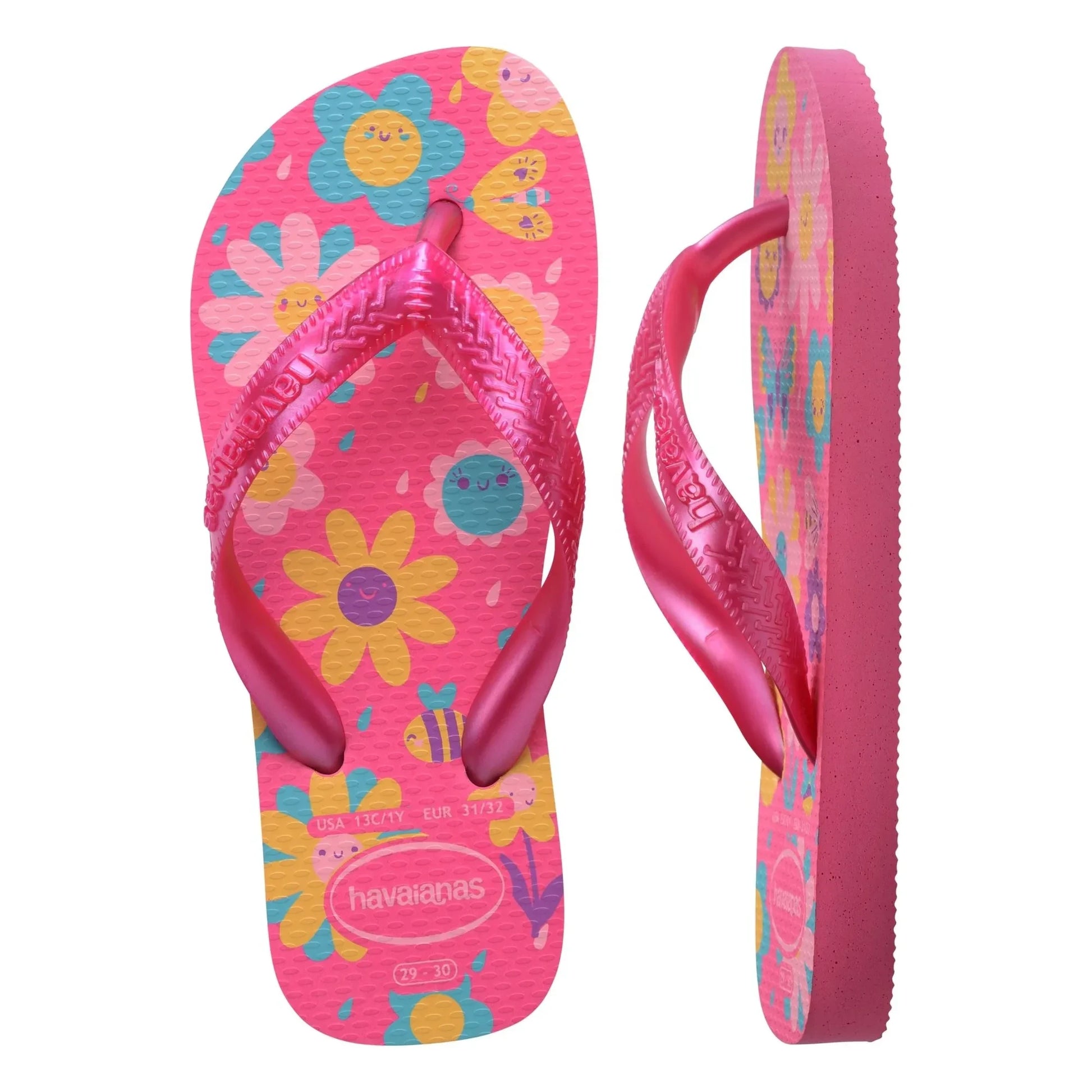 Havaianas - Flores flip-flops | Fuchsia