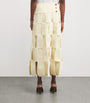 A.W.A.K.E. Mode White Rectangle Maxi Skirt