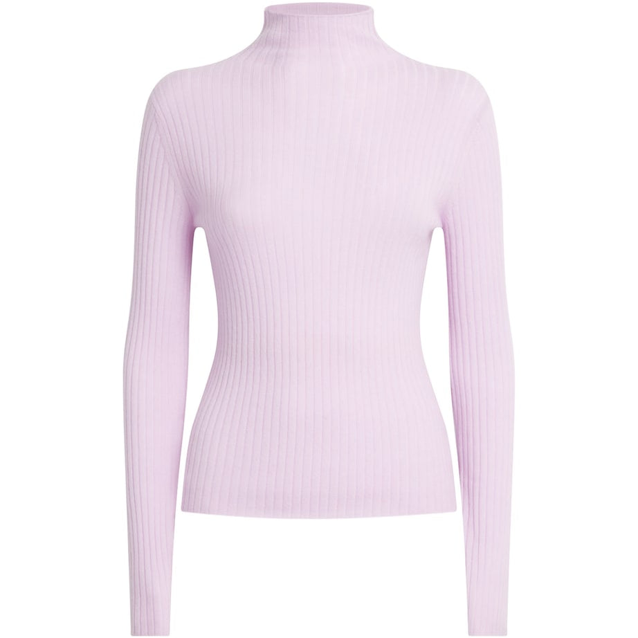 arch 4 Purple Cashmere High-Neck Ariana Top