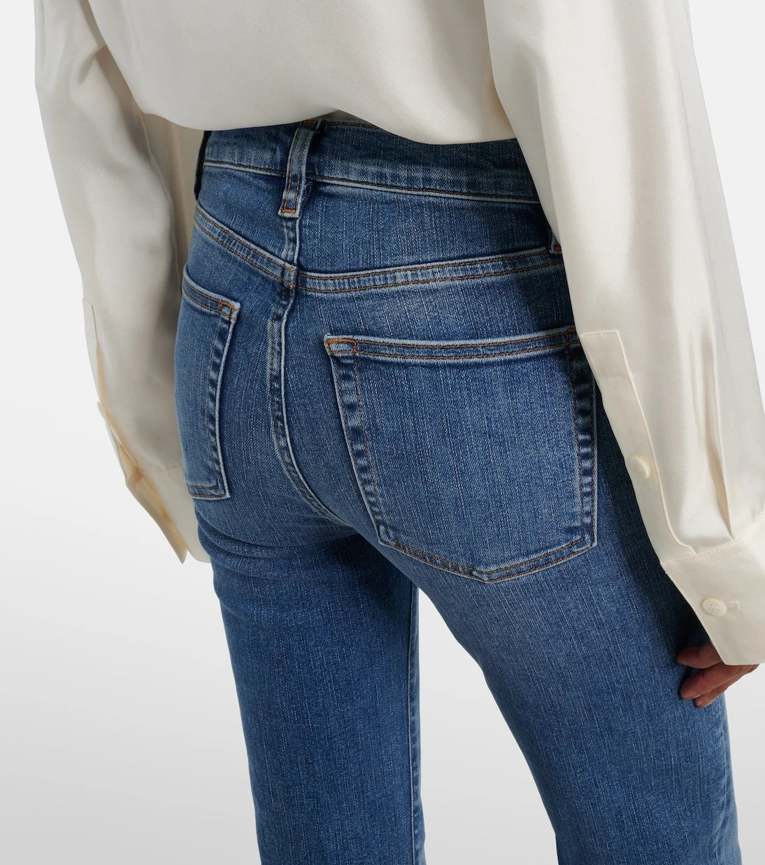 Frame - Icon Long mid-rise flared jeans