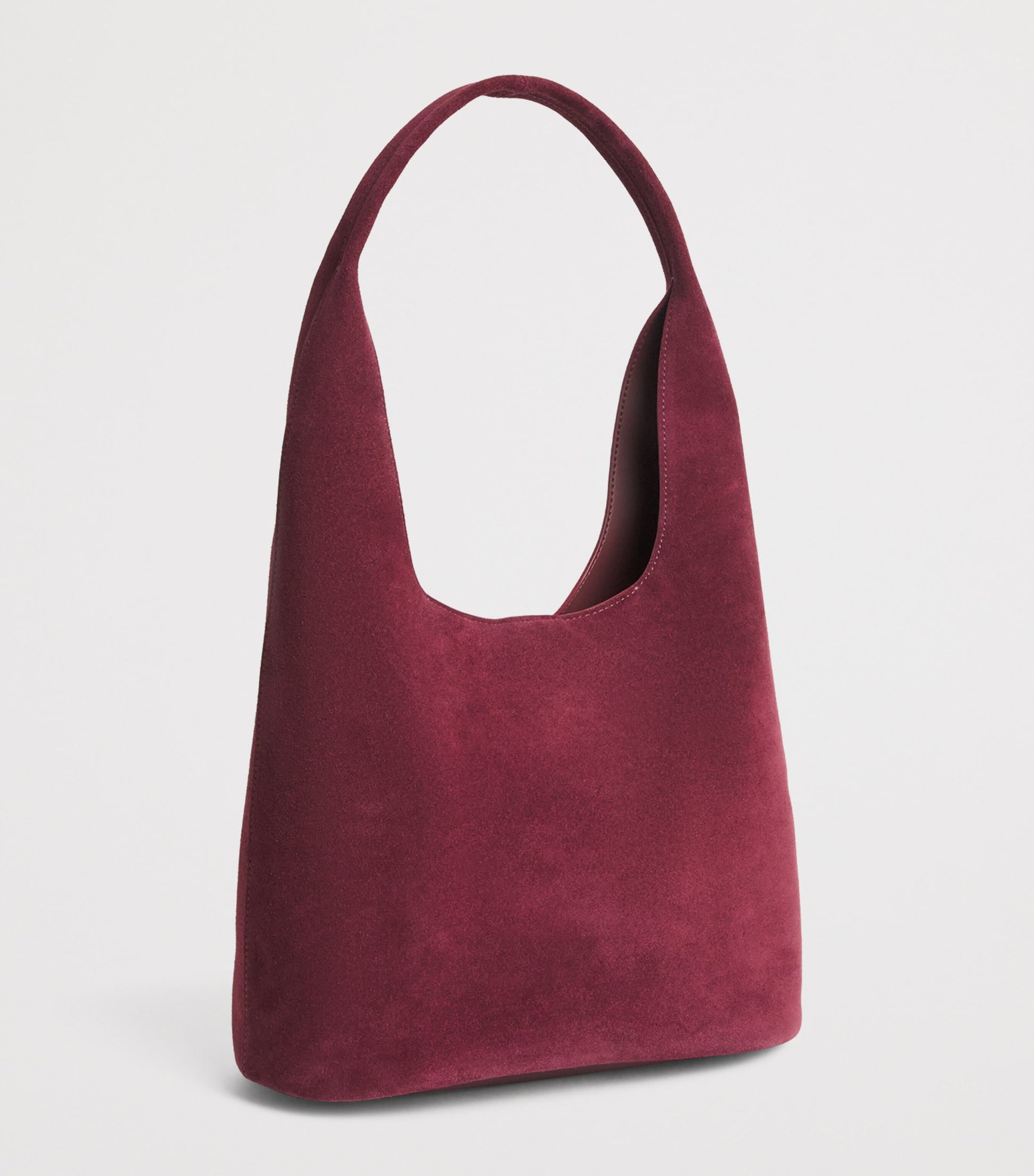 Simkhai Red Suede Khai Shoulder Bag