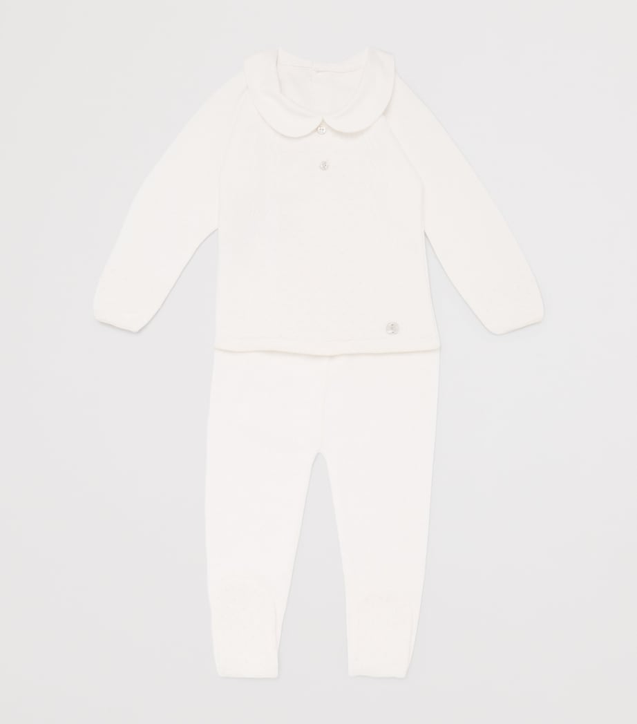 Paz Rodriguez Cotton Sweater and Leggings Set (1-12 Months)