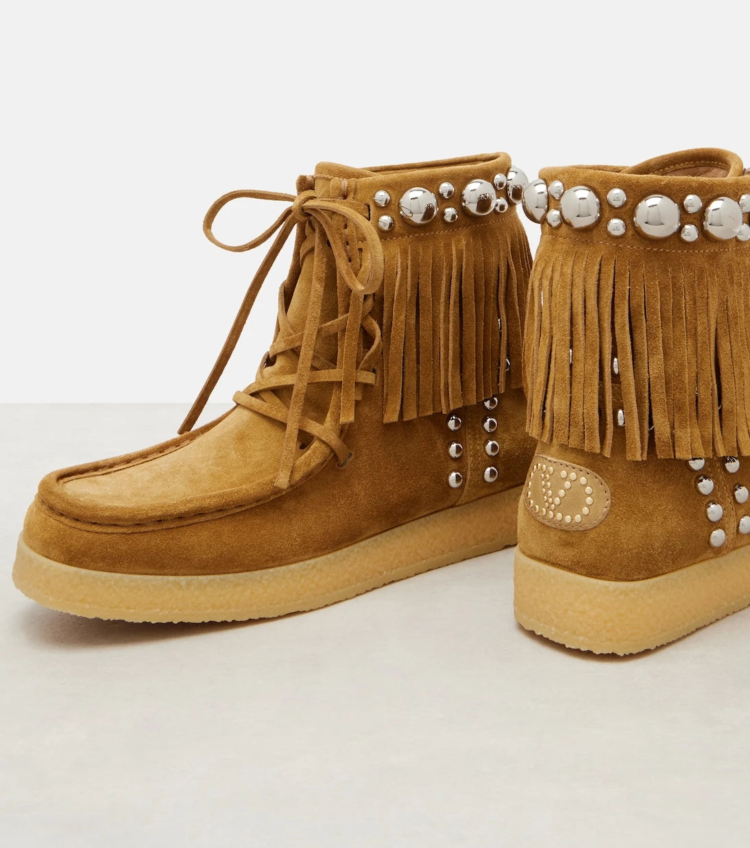 Valentino Garavani - Nellcôte studded suede ankle boots