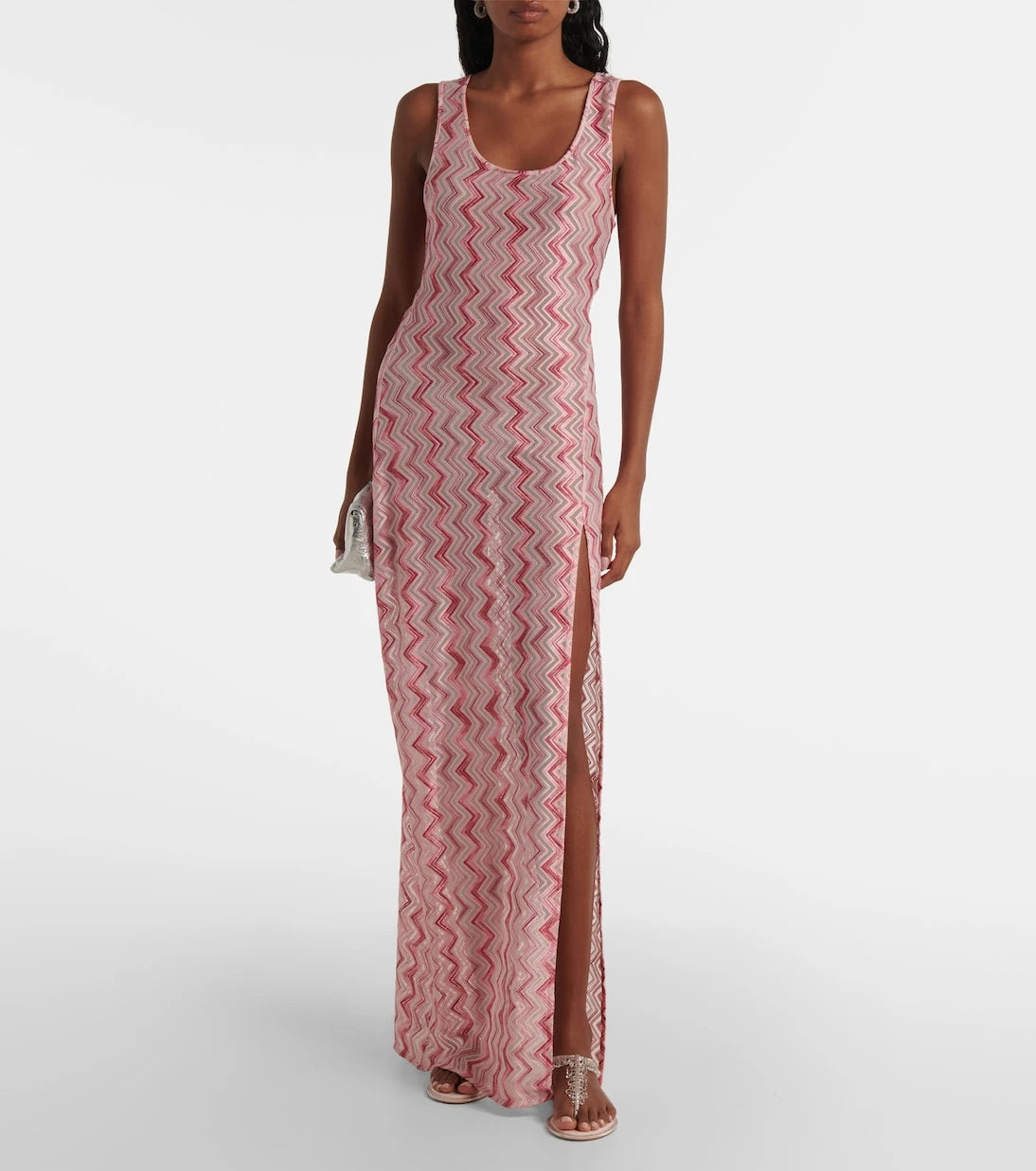 Missoni - فستان ماكسي بنمط متعرج